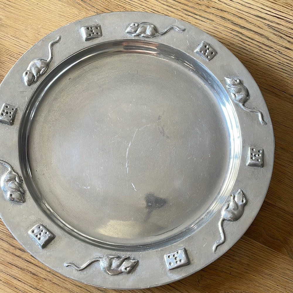 Mariposa mouse and cheese serving platter